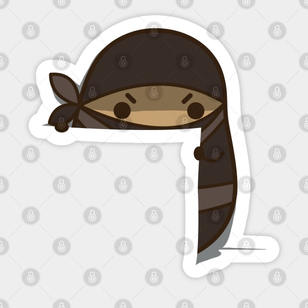 Ninja Potato Potato Sticker TeePublic